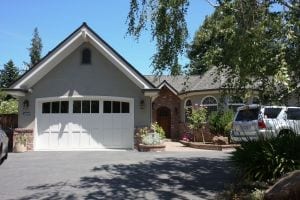 Front garage side